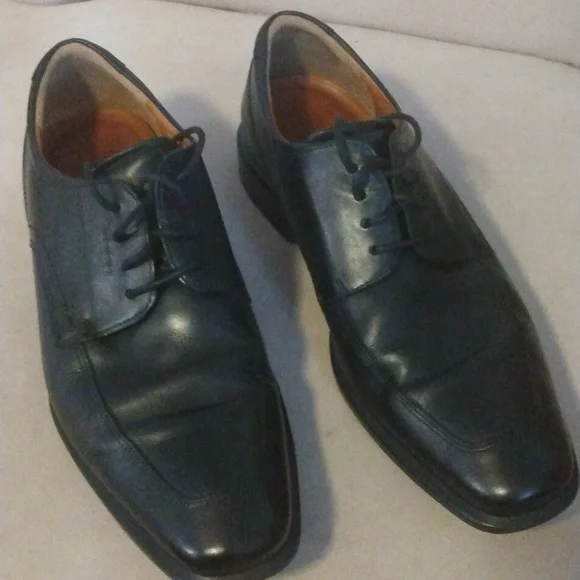 ECCO Men’s Black Dress Oxford Shoes EU 45 US 11.5 - Picture 2 of 8